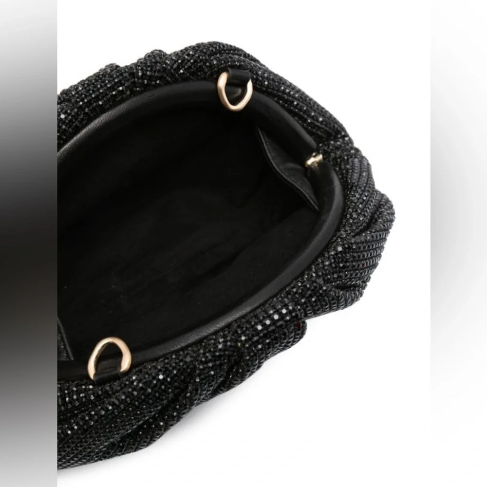 Cult Gaia Jaala crystal-embellished black clutch/crossbody Excellent Condition - Picture 5 of 5